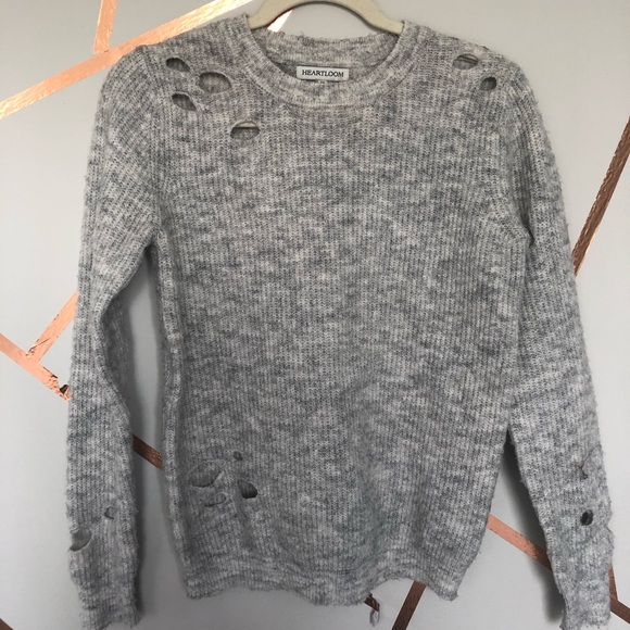 Shades of Grey Boutique Light Grey Sweater - Picture 1 of 1